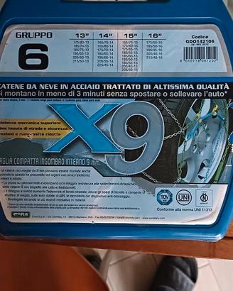 Catene da neve gruppo 6: cerchi da 13, 14, 15 e 16