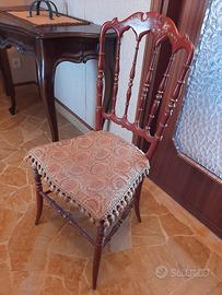sedia chiavarina originale da collezione 
