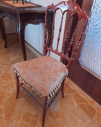 sedia chiavarina originale da collezione 