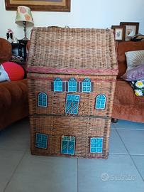 contenitore in vimini