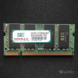 Memoria ram memoria ram DDRII 512MB 667