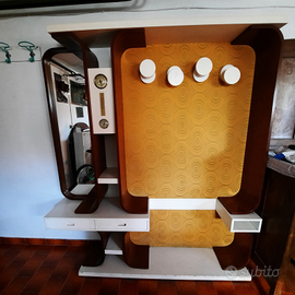 Entrata appendiabiti space age anni '70