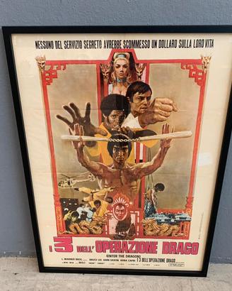 Poster Originale Cinematografico "I 3 dell'operazi