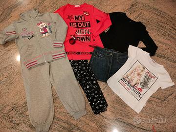 abbigliamento primaverile bambina tg 10 