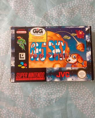 Big Sky Trooper SNES Completo Boxato