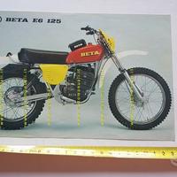 Beta E6 125 Regolarità Six Days 1977 depliant moto
