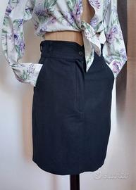 Gonna da donna in lana blu - Pop84 - tg 42