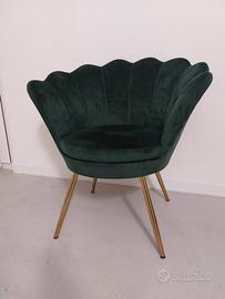Coppia di poltroncine design stile vintage/moderno