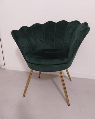 Coppia di poltroncine design stile vintage/moderno