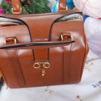 borsa pelle vintage
