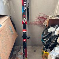 Sci salomon uomo 160 con bastoncini gipron