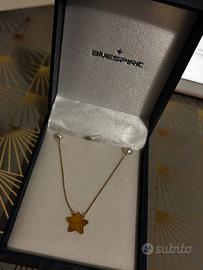 Collana stellina oro 750