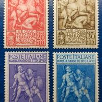 REGNO 1941 Bimillenario della nascita Tito Livio
