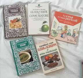Lotto di 5 libri Cucina e Natura