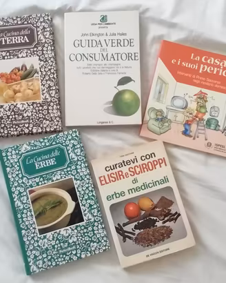 Lotto di 5 libri Cucina e Natura