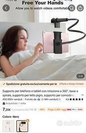 Supporto per telefono e tablet