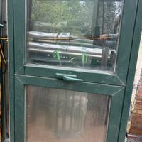 Infissi in alluminio verde gotico a taglio termico