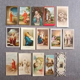 Lotto 31 santini e immaginette d'epoca