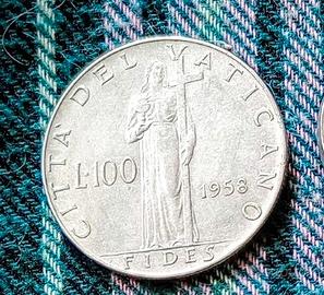 Città del Vaticano, 100 Lire, 1958