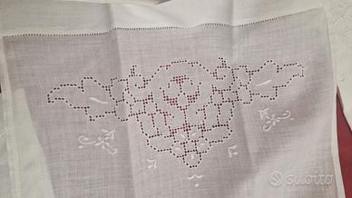 Set 6 Asciugamani lino ricamati