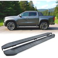 PEDANE LATERALI VOLKSWAGEN VW AMAROK NERO 2010-