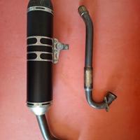 scarico completo scalvini fantic 125 4t 