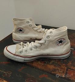 scarpe converse all stars bianche n. 43