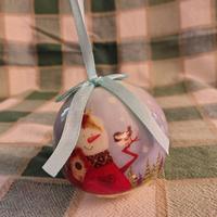 palla natale led babbo luminoso