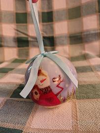 palla natale led babbo luminoso