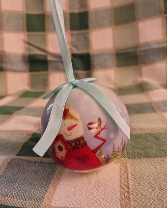 palla natale led babbo luminoso