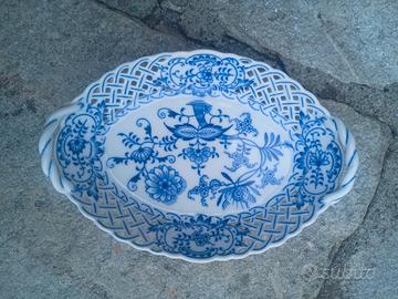 Vassoietto in ceramica , motivo blu onion