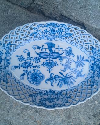 Vassoietto in ceramica , motivo blu onion