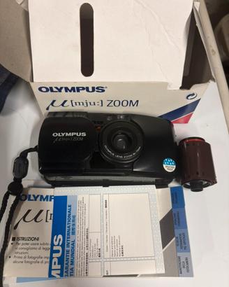 Fotocamera Analogica Olympus μ[mju:] set completo
