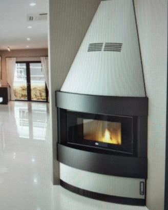 Stufa a pellet ventilata idro legna garanzia fiera