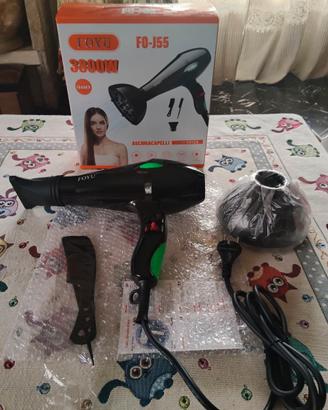 Asciuga capelli FoYu più accessori 