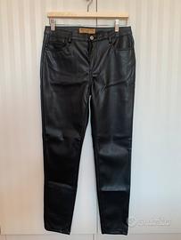 Pantalone ecopelle nero OVS taglia 44 nuovo