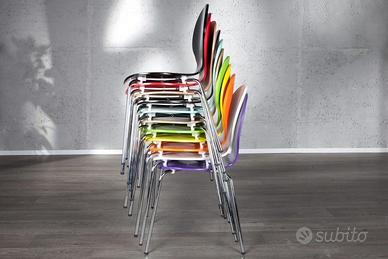 Sedia formica legno impilabile colore a scelta