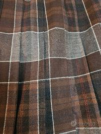 Gonna tartan plisettata