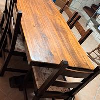 tavolo in legno massello
