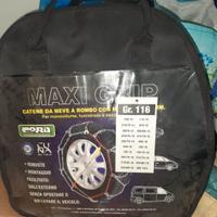 CATENE DA NEVE MAXI GRIP GR.116 (MAGLIE A ROMBO)