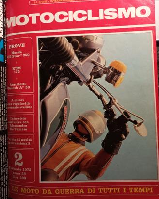 Rivista MOTOCICLISMO numero 2 del 1973