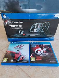 Volante PS4 + 2 giochi