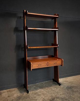 Libreria in teak anni 60 design scandinavo