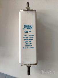 Fusibile DC fotovoltaico 125A 1100V /30kA SIBA