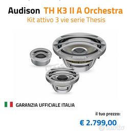 Audison Thesis "Concerto" - Kit 3 Vie Completo