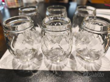 6 bicchieri cynar forma carciofo