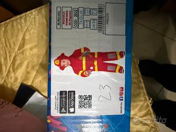 Costume di carnevale pompiere pegasus