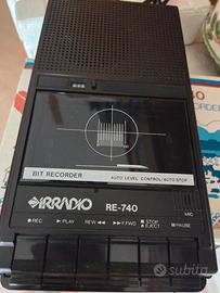 Irradio registratore cassette vintage portatile
