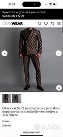 completo uomo similpelle okaywear