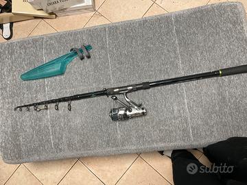 combo canna telescopica e mulinello